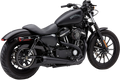 COBRA 4" El Diablo Exhaust - Black N/F MODEL W/FORWARD CONTR 6473B
