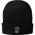 American Biker Mr Piston Flag Fleece-Lined Knit Beanie - Black ABBPISTON18H90BKOR