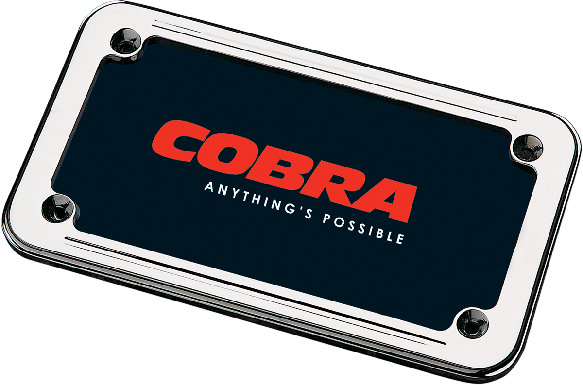 COBRA License Plate Frame - Chrome 05-9000