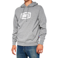 100% Icon Pullover Hoodie - Gray - Medium 20029-00016