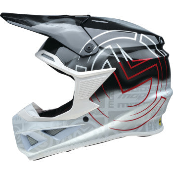 MOOSE RACING F.I. 2.0 Helmet - Deceit - MIPS® - Black/White/Red - Medium 0110-7991