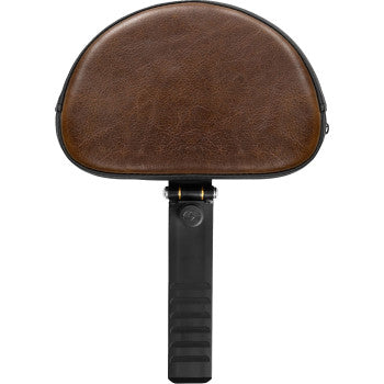 SADDLEMEN Backrest - Lariat - Distresssed Insert - Black Stitching - XL '04-'22 15708B