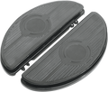 DRAG SPECIALTIES Floorboard - Half-Moon - Black 17-0418NB
