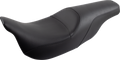 SADDLEMEN Seat - Profiler - Black - Smooth - FLHT 808-07B-047