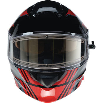 Z1R Solaris 2.0 Helmet - First Tracks - Electric - Dual Pane - Black/Red - Medium 0120-0827
