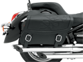 SADDLEMEN Flame Saddlebag - Black - Large X021-05-0411