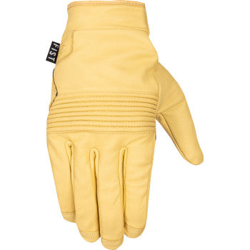 FIST HANDWEAR Road Warrior Leather Gloves - Yellow - Small F-GRW-01324-S