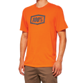 100% Icon T-Shirt - Orange - Large 20000-00042