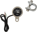 DRAG SPECIALTIES Electronic Mini Tachometer - Steel Housing - LED Illuminated Black Face - 1-7/8" 21-6962NUDS
