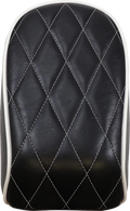 LE PERA Bare Bones Pillion Pad - White Diamond - Black - FL/FX '18-'22 LYR-007PDMWTP