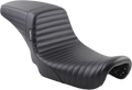 LE PERA Kickflip Daddy Long Legs Seat - Pleated - Black - FX '06+ LK-591DLPT