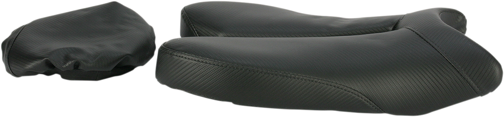 SADDLEMEN Gel Channel Track Carbon Fiber Sport Seat - Black - R6 0810-Y117