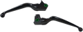 DRAG SPECIALTIES Lever Set - Black H07-0596MB