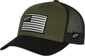 ALPINESTARS Flag Snapback Hat - Military/Black - One Size 1211810136910OS