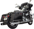 BASSANI XHAUST 4" QNT Mufflers - Chrome 1F7QNT5