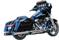 S&S CYCLE El Dorado Dual Exhaust System - Chrome - Chrome Tracer 550-0851A