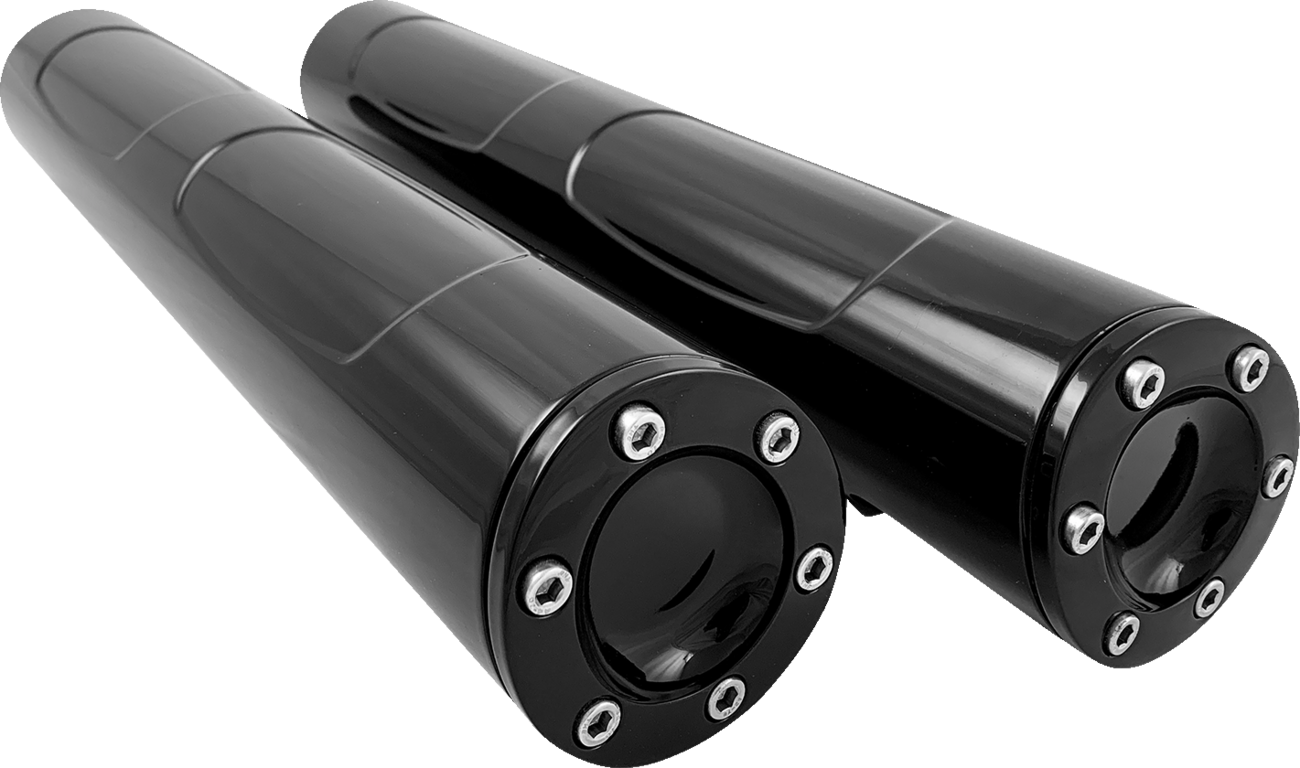 KODLIN MOTORCYCLE Fork Cover - Black - Softail Breakout FXBR/FXBRS K46660