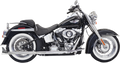 BASSANI XHAUST Fishtail Exhaust - 30" - Softail 1S46E-30