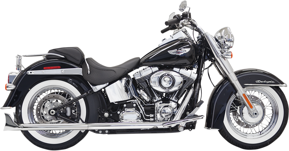 BASSANI XHAUST Fishtail Exhaust - 30" - Softail 1S46E-30