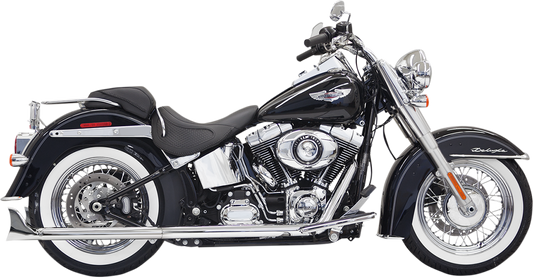 BASSANI XHAUST Fishtail Exhaust - 30" - Softail 1S46E-30