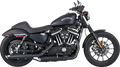VANCE & HINES 3" Twin Slash Slip-On Mufflers - Black 46361