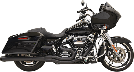 BASSANI XHAUST B4 2:1 Exhaust - Black - Megaphone 1F51RB