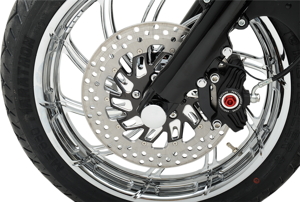 DRAG SPECIALTIES Axle Caps - Chrome - Front W16-0331