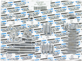 DRAG SPECIALTIES Smooth Motor Bolt Kit - FX/FL '77-'84 MK109S