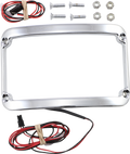 KLOCK WERKS License Plate Frame - Lighted - Chrome KWS-01-0089