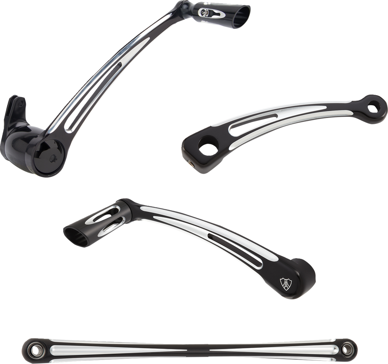 ARLEN NESS Deep Cut Foot Control Kit w/ Toe Shifter - Black 420-108