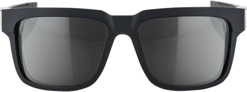 100% Type-S Sunglasses - Black - Smoke 61032-100-57