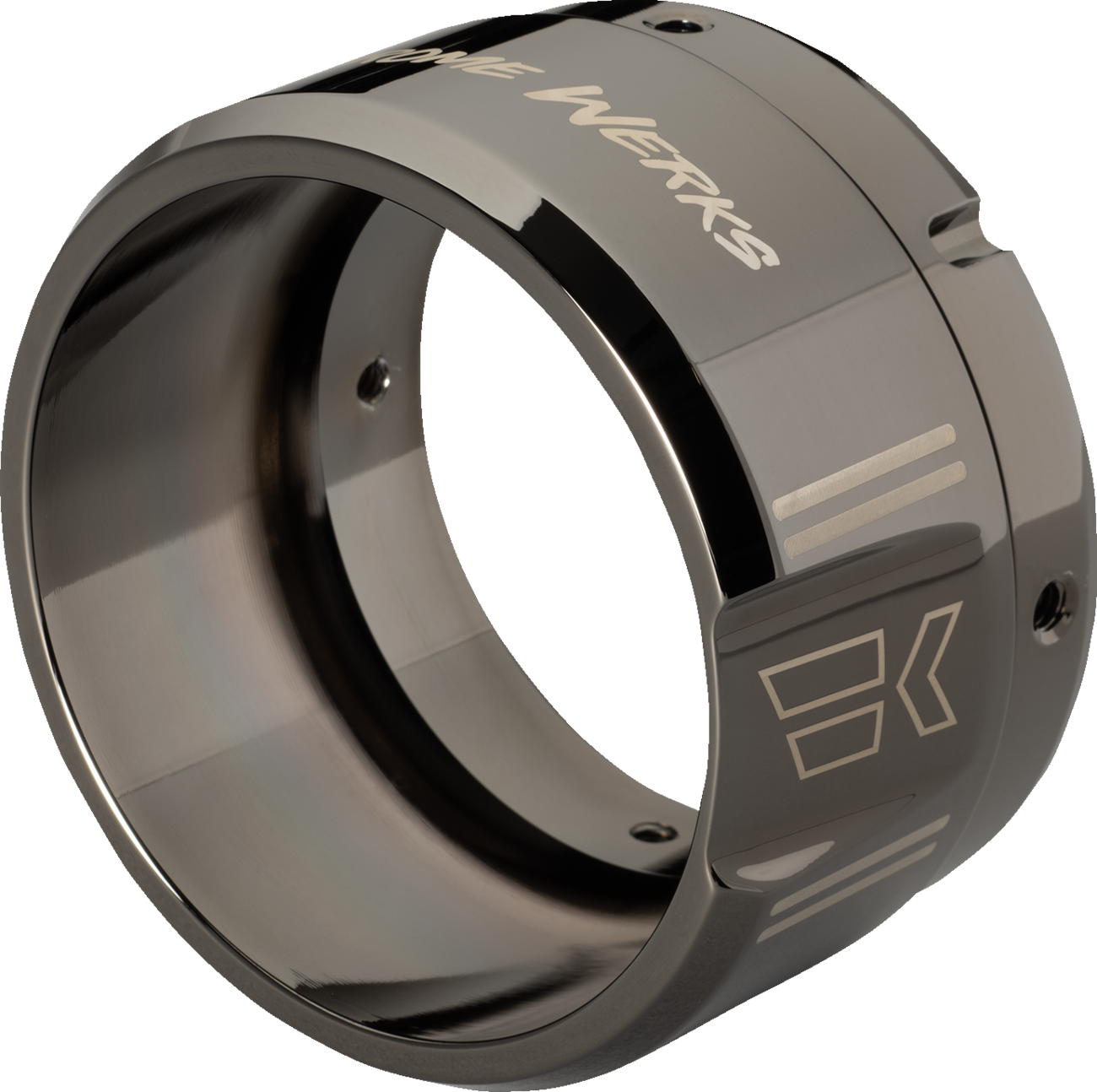 KHROME WERKS 4-1/2" Klassic End Cap - Right Hand - Eclipse 201759