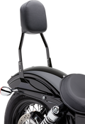 COBRA Standard Sissy Bar - Black - Dyna 602-1152B