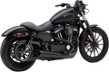 COBRA El Diablo Exhaust - Black - 3.5" - '07-'13 XL F/USE W/MID CONTROLS ONLY 6492B