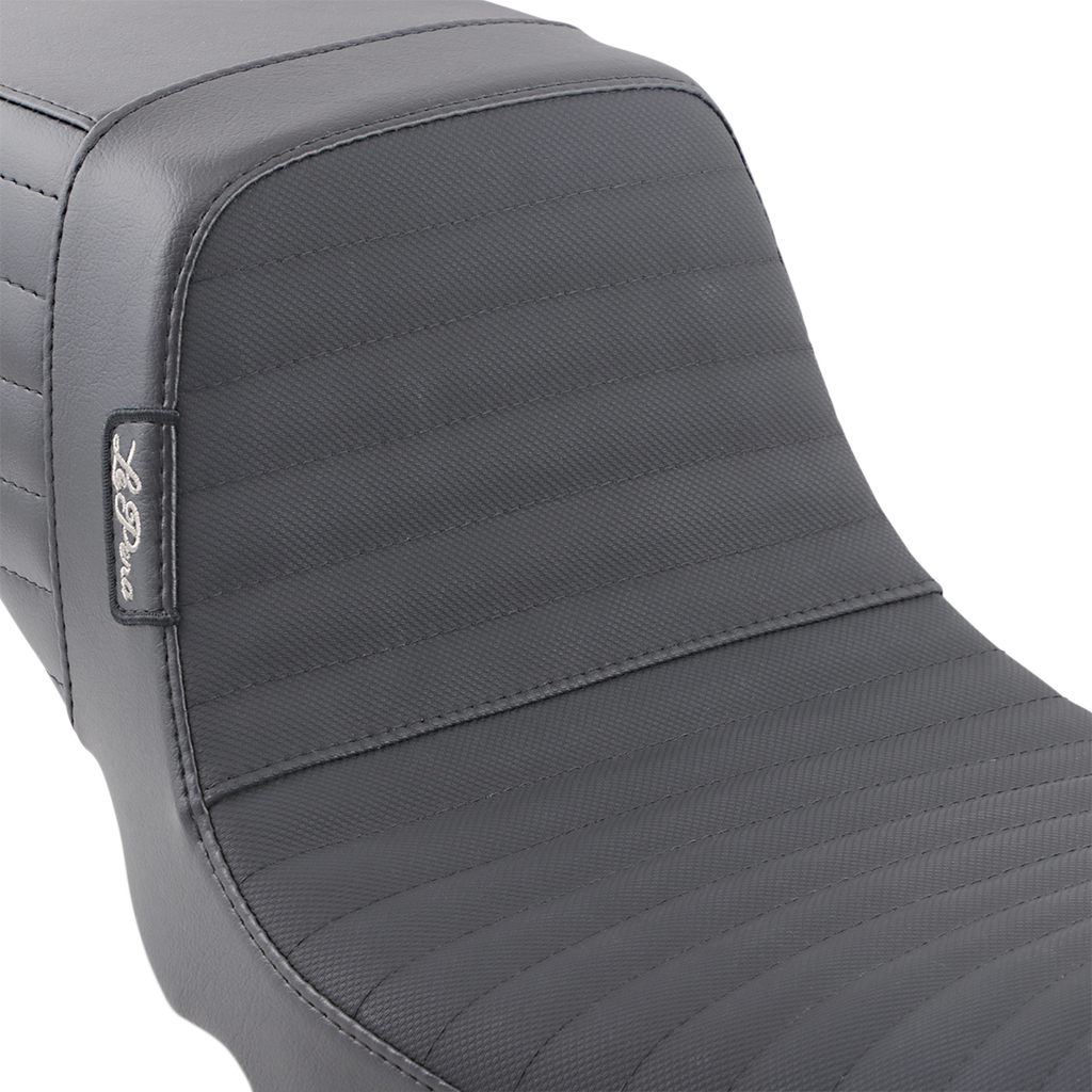 LE PERA Kickflip Daddy Long Legs Seat - Pleated w/Gripp Tape - Black - FX '06+ LK-591DLPTGP