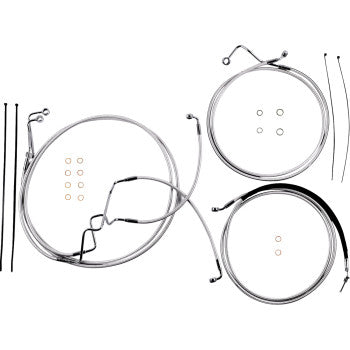MAGNUM SHIELDING Sterling Chromite II® Designer Handlebar Installation Kit - 6" - '17-'20 FLHR 387926