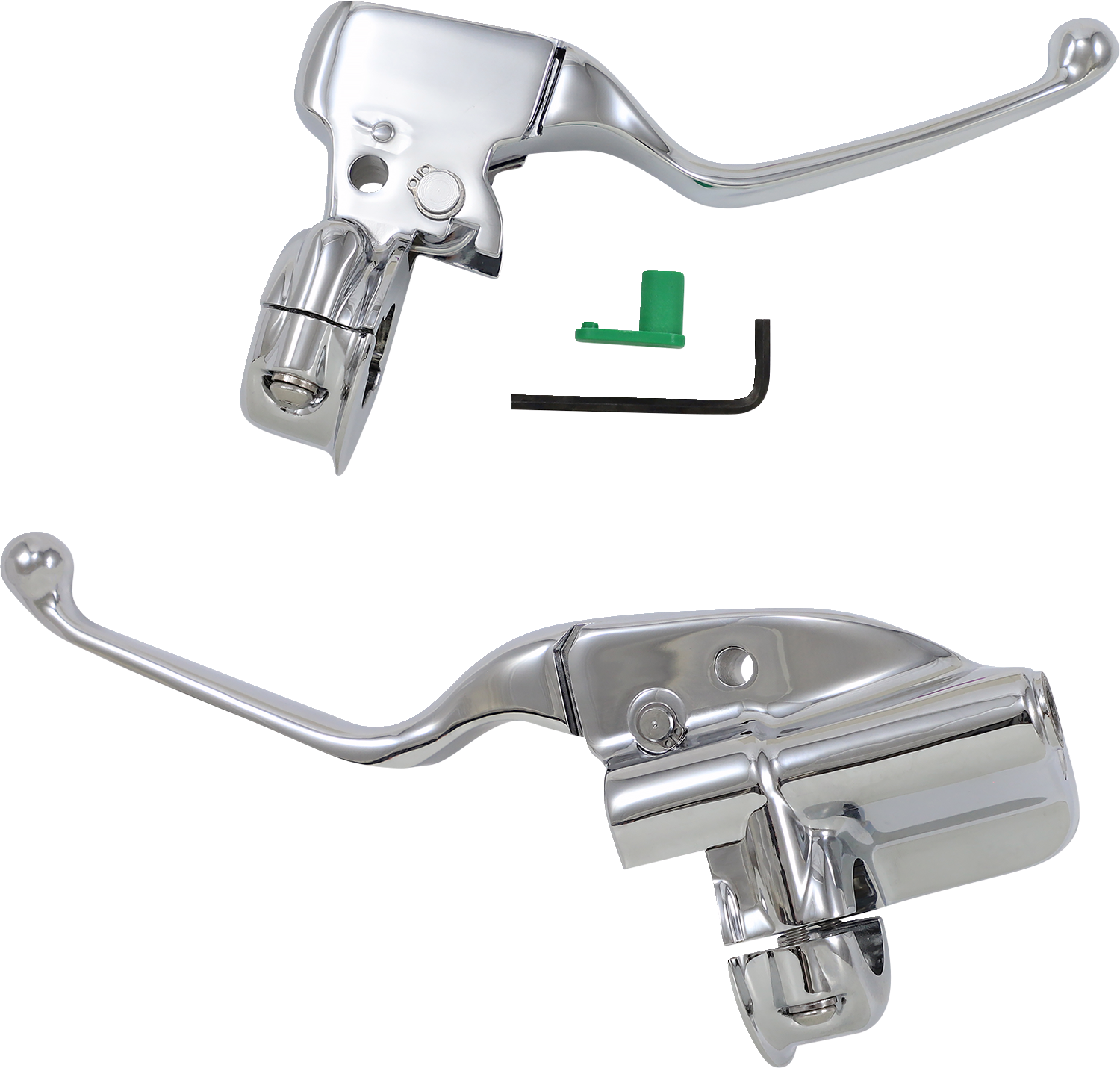 DRAG SPECIALTIES Handlebar Controls - Chrome F/SINGLE DISC MODELS ONLY H07-0805-A
