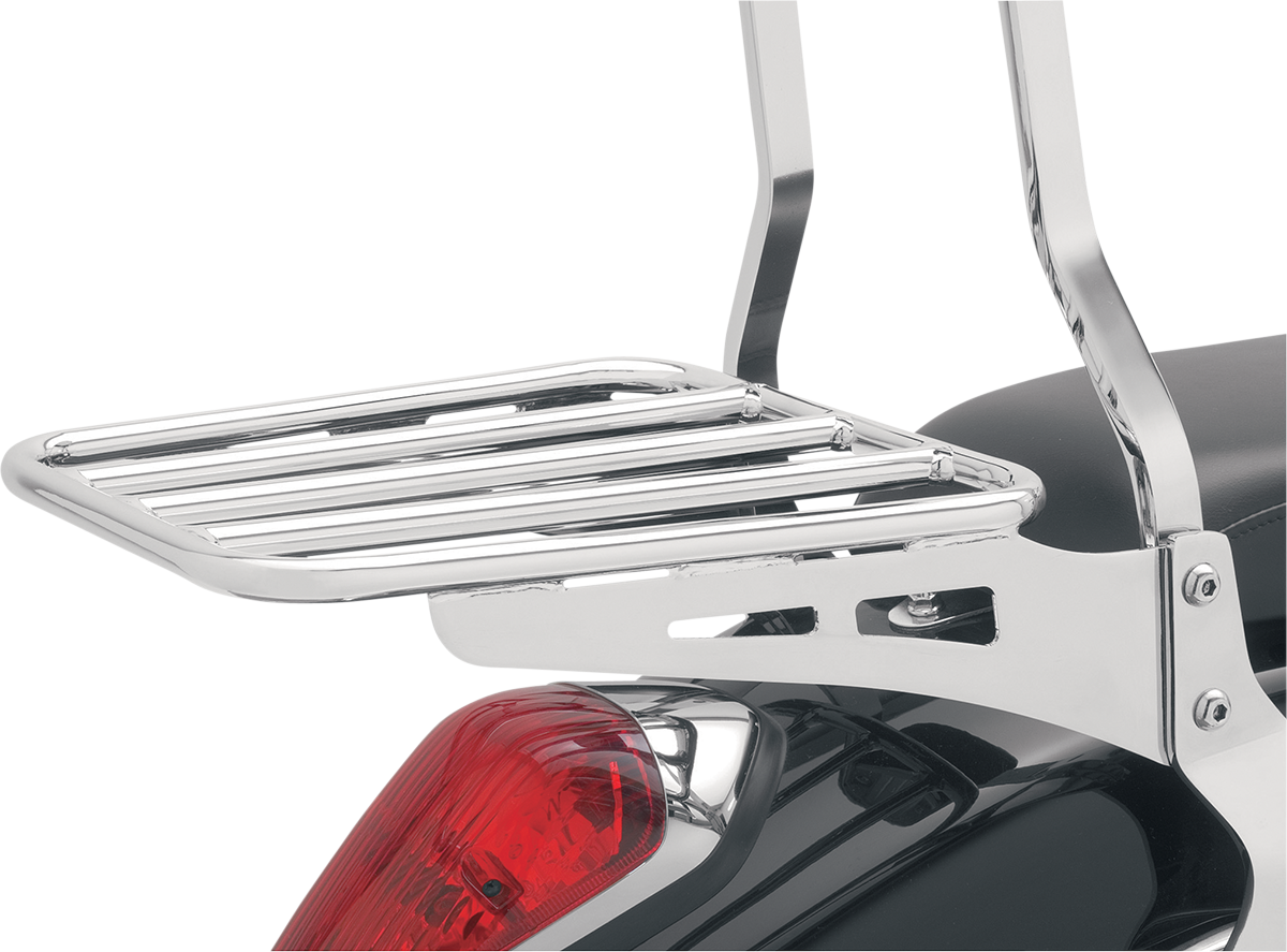 COBRA Sissy Bar Luggage Rack - Chrome - Tubular 602-3501