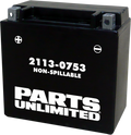 Parts Unlimited Agm Battery - Ytx14 Ctx14