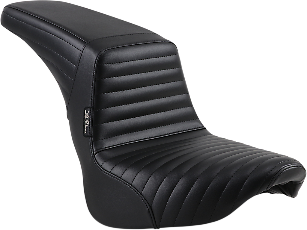 LE PERA Kickflip Seat - Pleated - Black - Softail '18-'21 LYR-590PT