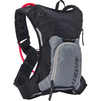 USWE Moto Hydration Pack - 3L - Carbon Black/Gray 2033401