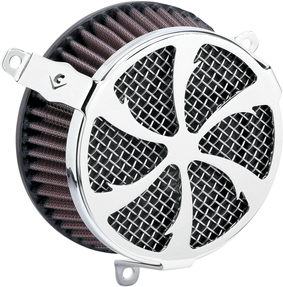 COBRA Swept Air Filter - Chrome - VT1300 06-0133-01