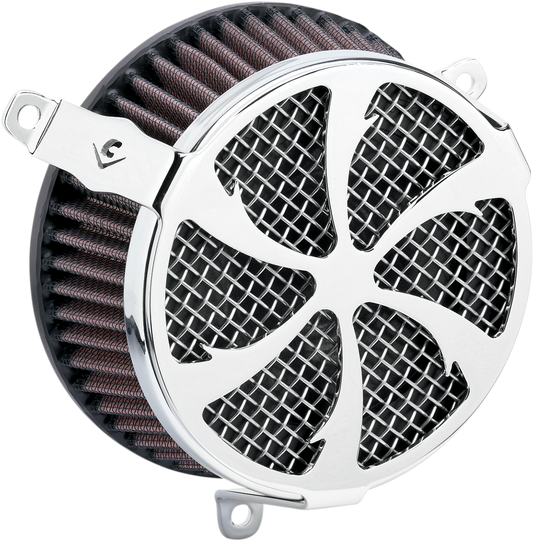 COBRA Swept Air Filter - Chrome - VT1300 06-0133-01