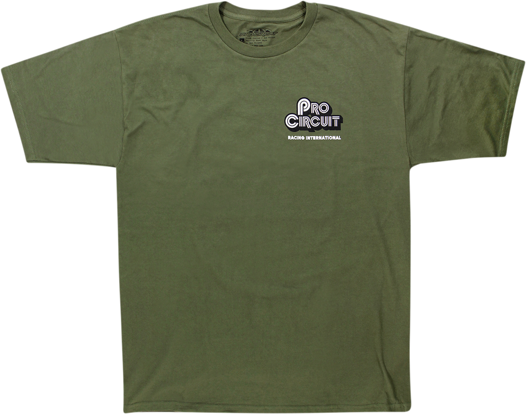 PRO CIRCUIT Pit Bike T-Shirt - Green - XL 6431720-040