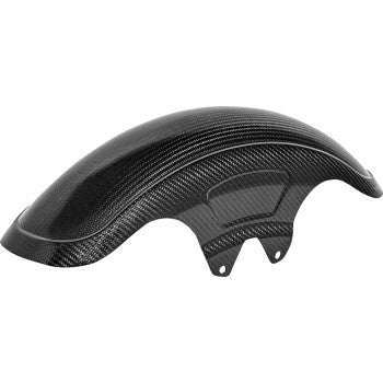 SADDLEMEN Carbon Fiber Front Fender - Gloss - Touring '14-'24 CF-814-07-004