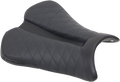 SADDLEMEN Track Seat - Lattice Stitch - Black - ZX6R '09-'18 0810-K061