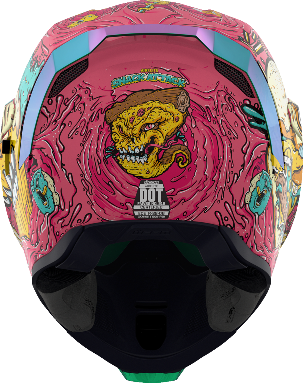 ICON Airflite™ Helmet - Snack Attack - MIPS® - Pink - 2XL 0101-16932