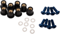 PUIG HI-TECH PARTS Windscreen Screw Kit - Blue 0957A