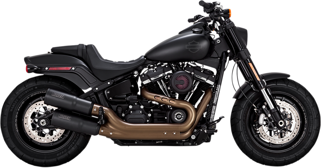 VANCE & HINES Black Hi-Output Mufflers 46547