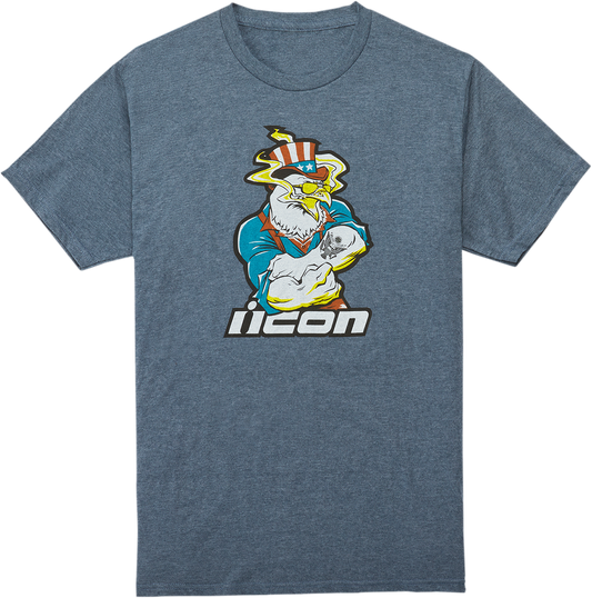ICON Freedom Spitter T-Shirt - Navy Heather - Medium 3030-21009